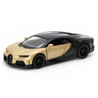 Macheta metalica 1:34 Bugatti Chiron Supersport, 12 cm, Crem