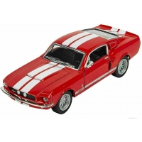 Macheta metalica 1:34 Shelby GT-500, 12 cm, Rosu