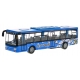 Masinuta metalica autobuz, 15 cm, Albastru