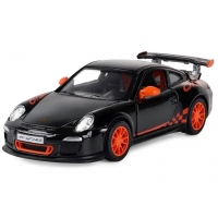 Macheta metalica 1:34 Porsche 911 GT3 RS, 12 cm, Negru
