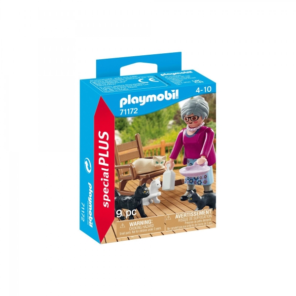 FIGURINA BUNICUTA CU PISICI