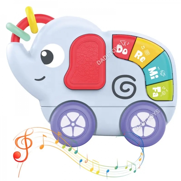 Jucarie interactiva orga muzicala electrica, Elefant