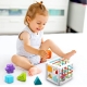 Jucarie de motricitate cub de sortat forme geometrice
