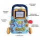 Jucarie interactiva antemergator multifunctional 2in1, tabla detasabila de desenat, sortator cu forme, roti antiderapante
