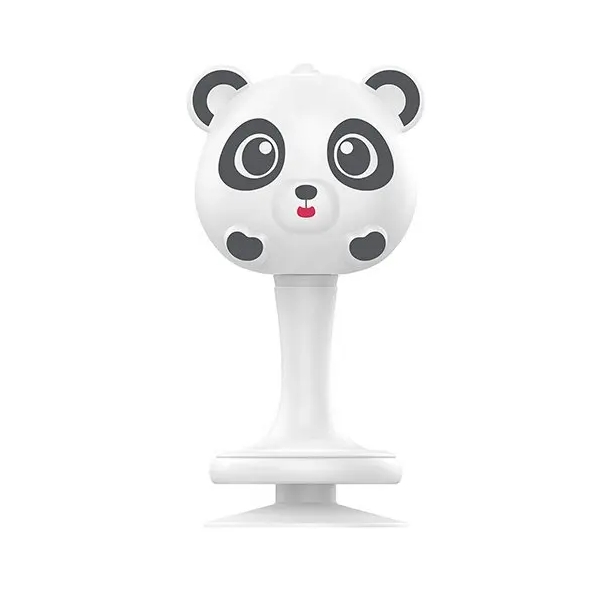 Jucarie senzoriala maracas zornaitoare Panda, 12 cm