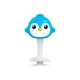 Jucarie senzoriala maracas zornaitoare Pinguin, 12 cm