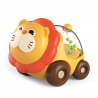 Jucarie de bebelusi zornaitoare leu pe roti libere, Huanger
