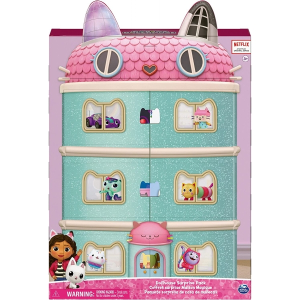 Set de joaca cu surprize Gabby's Dollhouse - Figurine si mobilier pentru casa de papusi