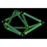 Set de constructie magnetic Geomag Kids Glow, 30 piese