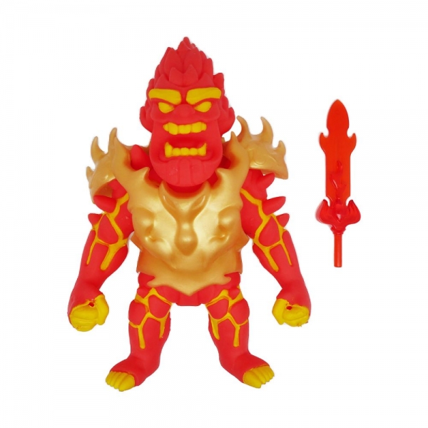 Figurina Monster Flex Combat, Monstrulet care se intinde, Fire Monster