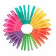 Puzzle pentru copii Fidget Loop, cu funcție de stivuire și bucle de decomprimare, multicolor, 20cm