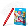Carioci groase ArtBerry 10 culori cu 3 fise de colorat