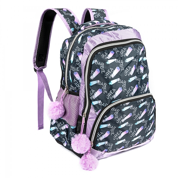 Ghiozdan pentru scoala 3 compartimente 16'' Barbie
