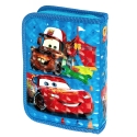 Penar textil 1 fermoar si 2 flapsuri Cars, 21 x 14 x 3.5 cm