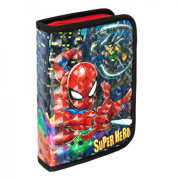 Penar, Personaj cu Spider Man, 1 Fermoar si 2 Fapsuri