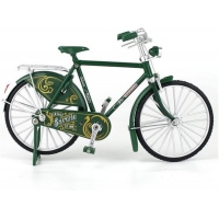Bicicleta metalica 18cm, Verde