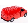 Macheta metalica Welly 1:34 Volkswagen Transporter T6, Rosu
