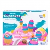 Set nisip kinetic GenioKids 1kg cu forme de modelat