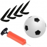 Set 2 mini porti de fotbal cu plasa, minge si pompa 60x40x30 cm