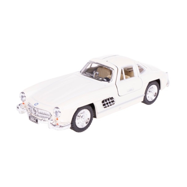 Macheta Metalica 1:34 Kinsmart Mercedes-Benz 300SL 1954, Alb