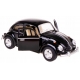 Macheta Metalica 1:34 Kinsmart VW Classical Beetle, Negru