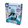 Set inteligent de piese magnetice, Robotel, 7 piese, Albastru