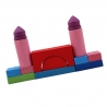 Set cuburi constructii din lemn, 26 piese