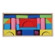 Set cuburi constructii din lemn, 26 piese