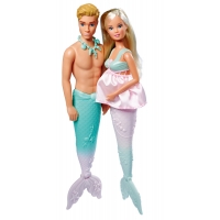 Papusa Steffi - Familia sirenelor, 29cm