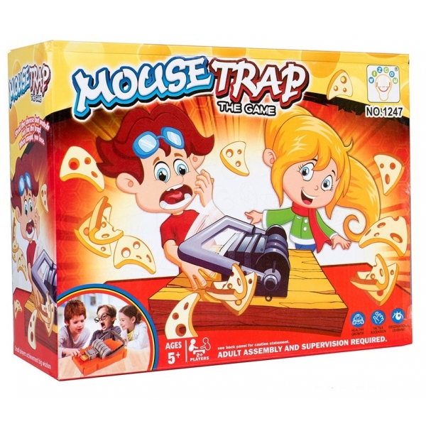 Joc distractiv Mouse Trap, Capcana cu cascaval, 30 x 25 x 12 cm