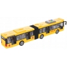 Autobuz articulat cu lumini, sunete si functie de deschidere a usilor, Galben, 43 x 9 x 6 m
