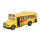 Autobuz scolar cu lumini, sunete si functie de deschidere a usilor, Galben, 28 x 10.5 x 8.5 cm