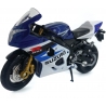 Macheta metalica Welly 1:18 - Motocicleta Suzuki GSX-R750, scara 1:18, 12 cm