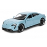 Macheta metalica Welly 1:34 Porsche Taycan, Blue, 12 cm
