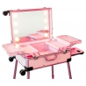 Make-up trolley Create it! - troler si masa de machiaj cu lumini 