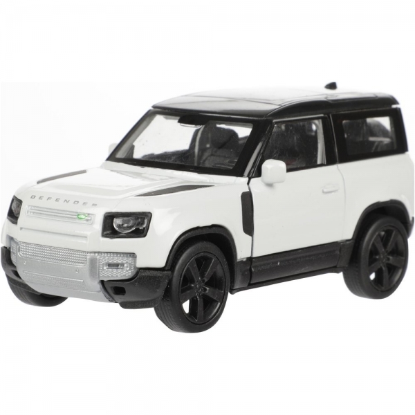 Macheta metalica Welly 1:34 Land Rover 2020, Alb, 12 cm