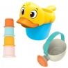 Jucarie bebe Ratusca face baie, Minibo, 22 x 13 x 16 cm
