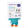 Jucarie de plus, moale, pentru somn, Minibo, Albastru, 35 cm