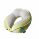 Perna calatorie pentru copii model Crocodil, Umplutura din Bumbac, 28x28x10 cm, Verde