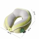 Perna calatorie pentru copii model Crocodil, Umplutura din Bumbac, 28x28x10 cm, Verde