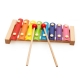 Instrument Muzical Xilofon , din Lemn, 8 Note Muzicale, 2 Bete de Percutie, 4-6 Ani, Multicolor