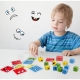 Jucarie Pentru Copii Montessori Asamblare Fete, 64 de Carti Distractiv, Educativ, Ambalaj din plastic, 12 x 12 x 3 cm
