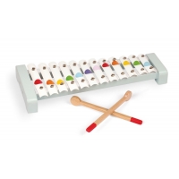 Instrument metalic de jucarie Janod - Xilofon metalic Confeti