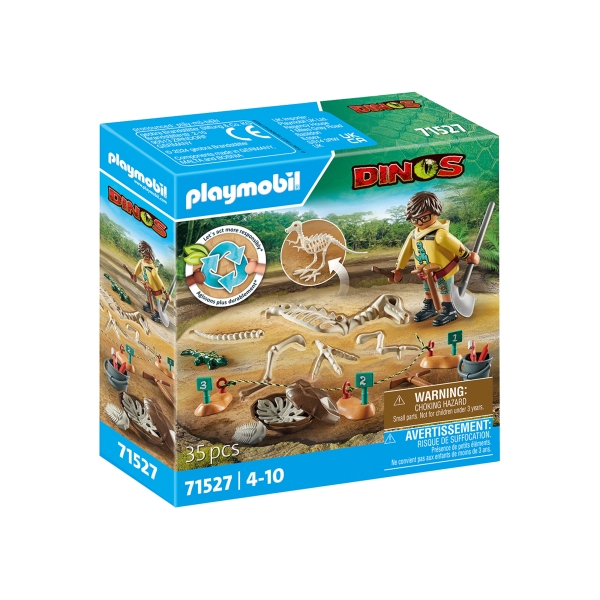 Playmobil-SAPATURI ARHEOLOGICE CU SCHELET DE DINOZAUR