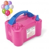 Pompa Electrica pentru umflat baloane si obiecte gonflabile, 600 W, Roz cu albastru