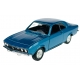 Macheta metalica Opel Manta 1970  A, scara  1:34 Welly, Albastru, 12 cm