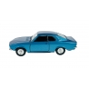 Macheta metalica Opel Manta 1970  A, scara  1:34 Welly, Albastru, 12 cm