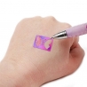 Set 5 pixuri cu gel glitter pentru tatuaje temporare, Printesa Ghetii