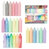 Set 24 culori de creta colorata pentru asfalt si trotuar, 3 x 25,5 x 20,5  cm