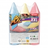 Set 3 crete colorate pentru asfalt Jumbo XXL
